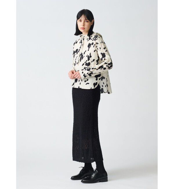 mizuiro ind「mizuiro ind スラブヤーンロングスカート」|スカート|