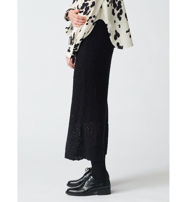 mizuiro ind「mizuiro ind スラブヤーンロングスカート」|スカート|