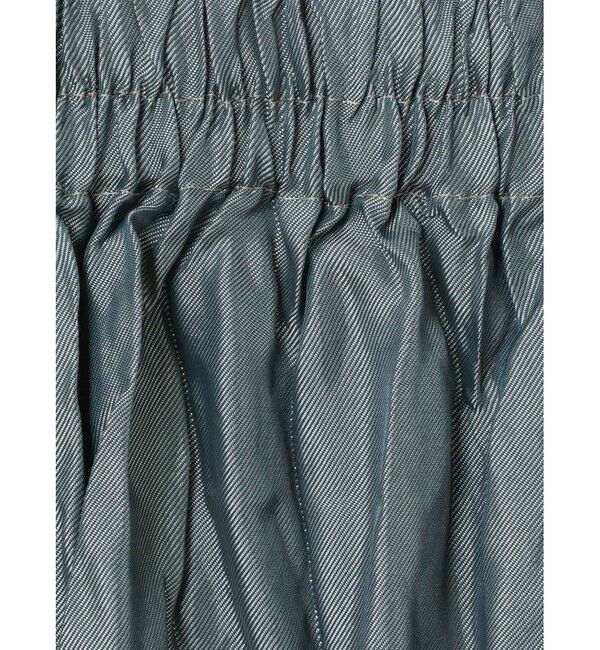 mizuiro ind「mizuiro ind サテンワッシャープリーツスカート」|スカート|