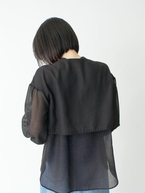 sm2rhythm「ボイルレイヤードブラウス」|シャツ・ブラウス|