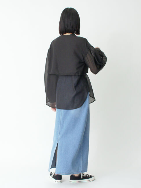 sm2rhythm「ボイルレイヤードブラウス」|シャツ・ブラウス|