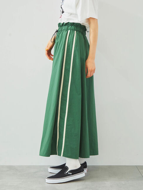 SM2「ナイロンサイドラインギャザースカート」|スカート|