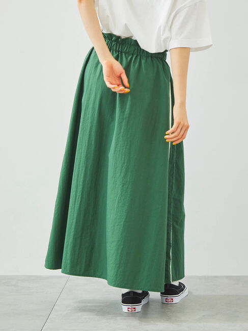 SM2「ナイロンサイドラインギャザースカート」|スカート|