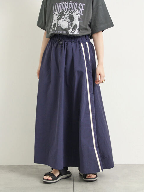 SM2「ナイロンサイドラインギャザースカート」|スカート|