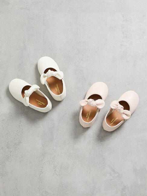 Samansa Mos2 Lagom「リボンバレエシューズ」|ビジネス・ドレスシューズ|