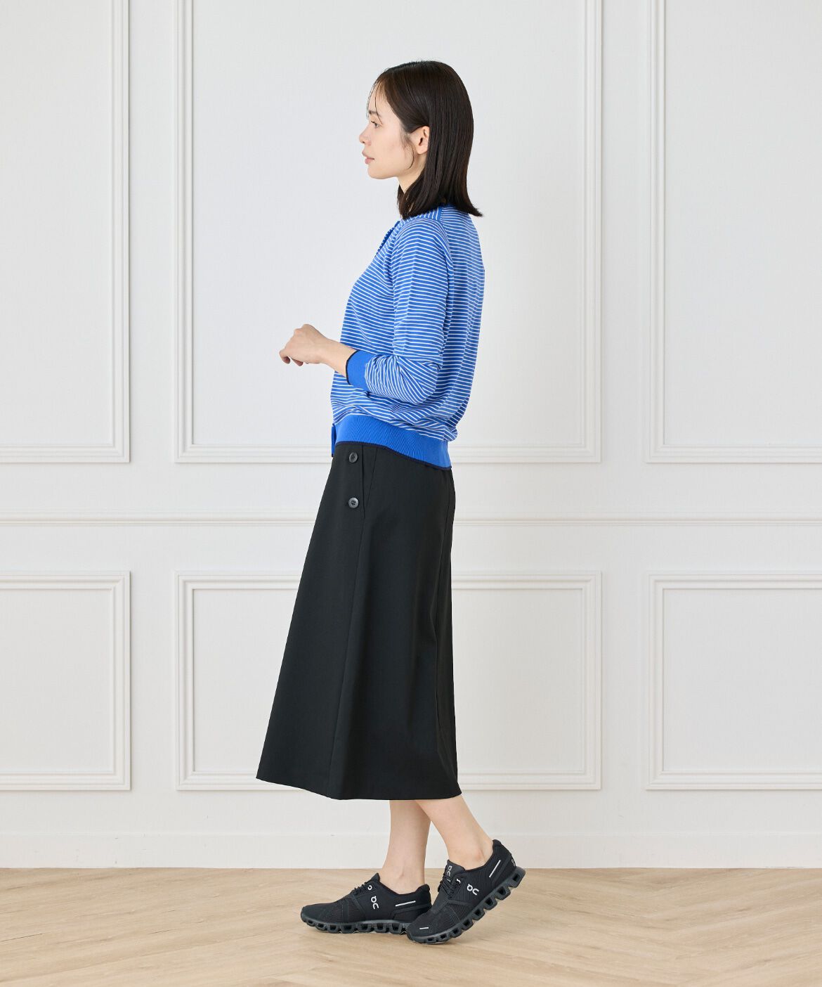 DAY by DAY it&rsquo;s international「フロントボタンAラインスカート」|台形|