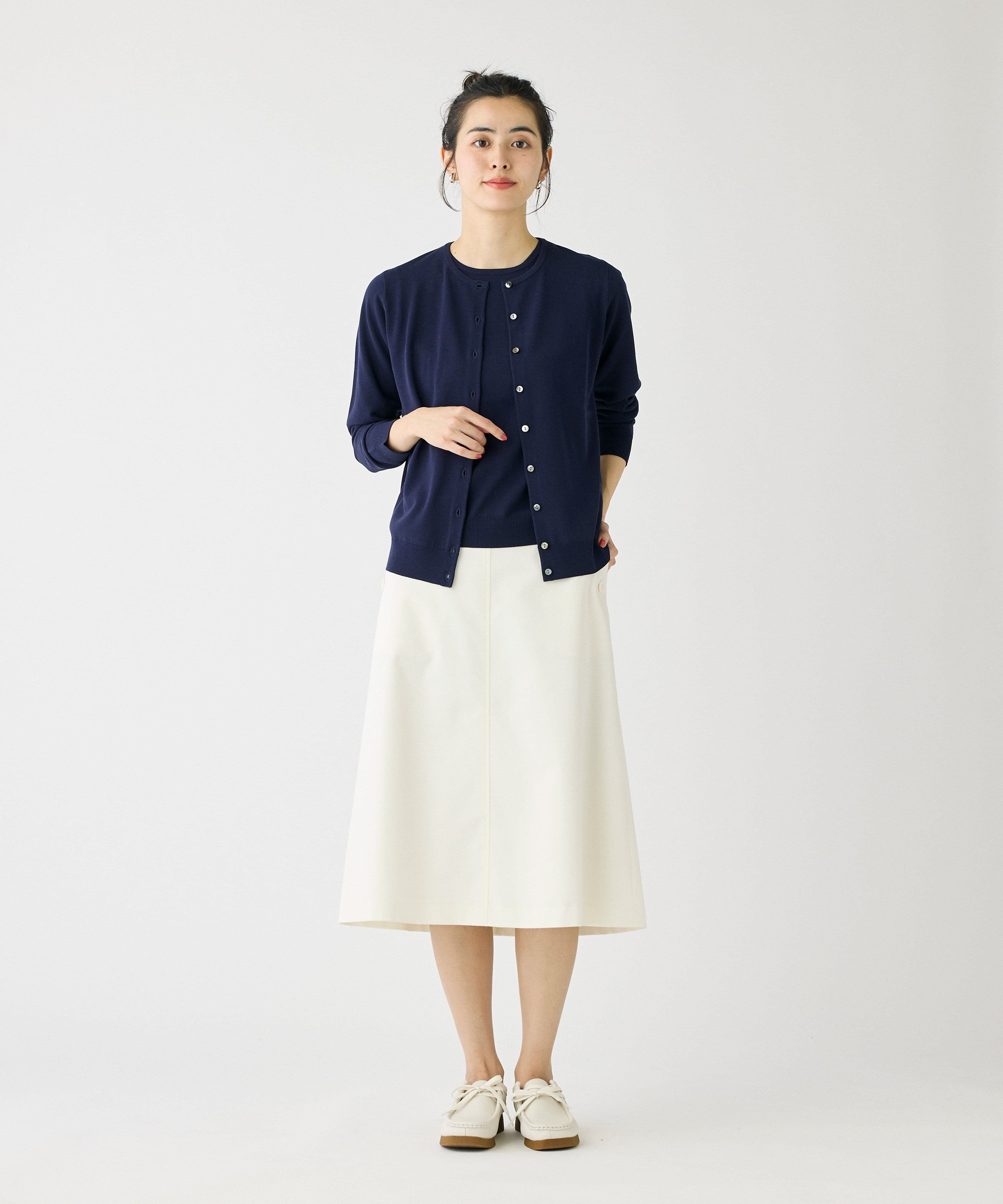 DAY by DAY it&rsquo;s international「フロントボタンAラインスカート」|台形|