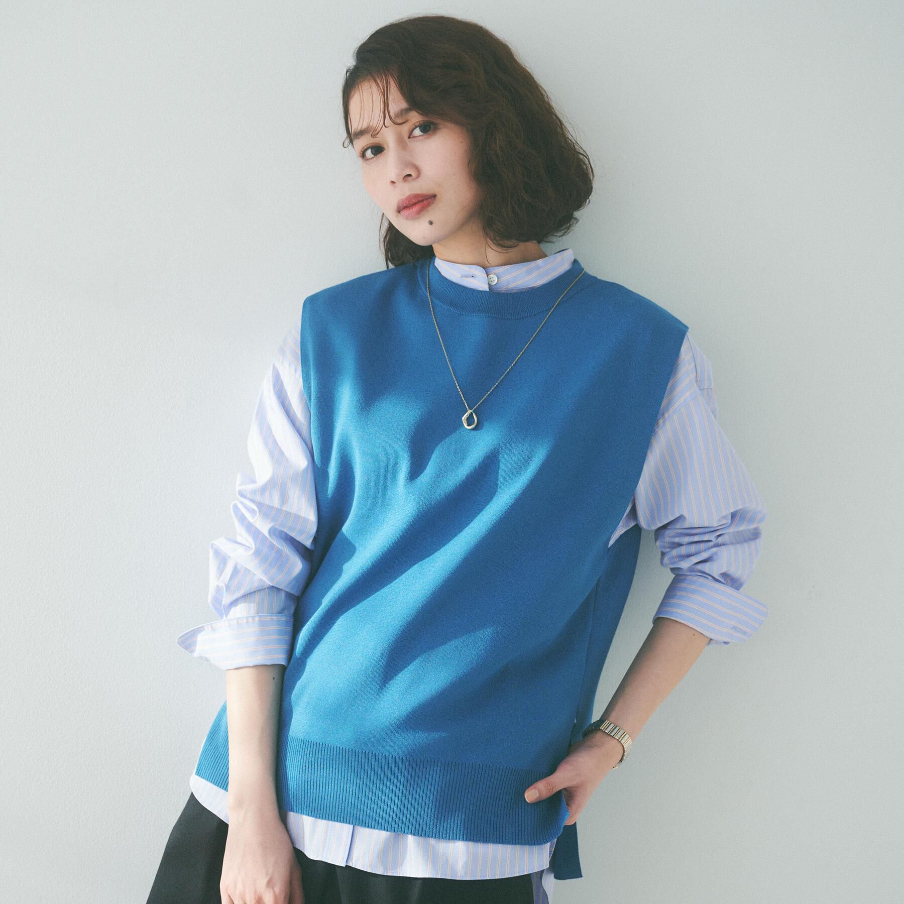 UNTITLED「【アンサンブル可能】ニットベスト」|ニット・セーター|