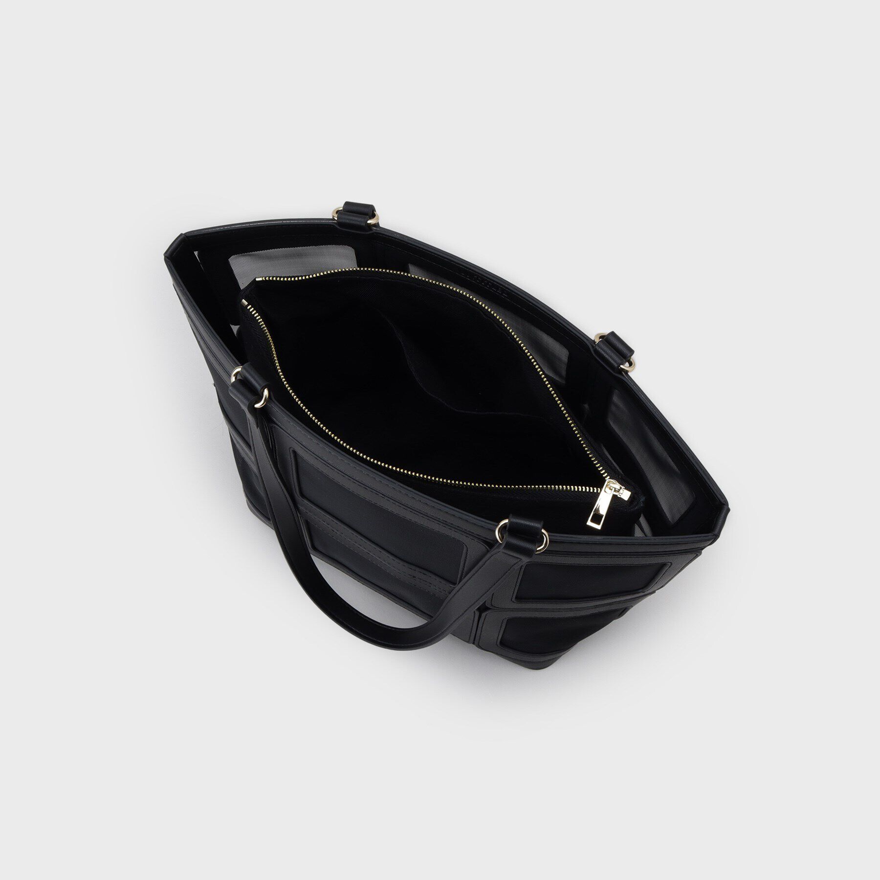 UNTITLED「チュールカットワークトート」|トートバッグ|