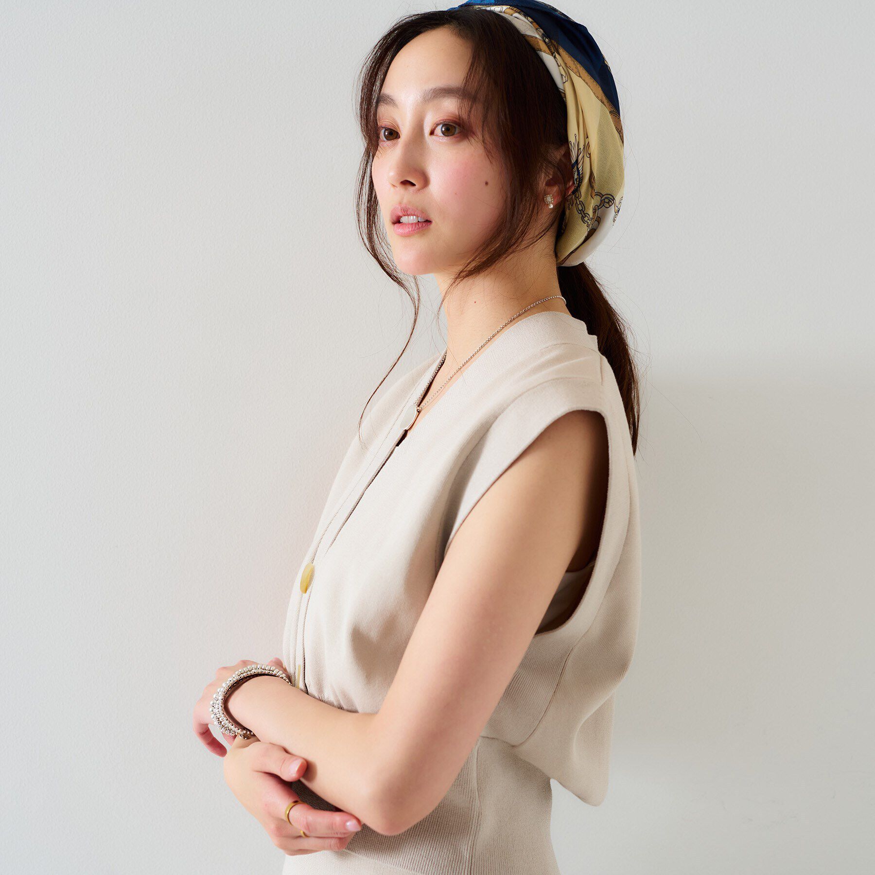 UNTITLED「【セットアップ可能】コンパクトニットベスト」|ニット・セーター|