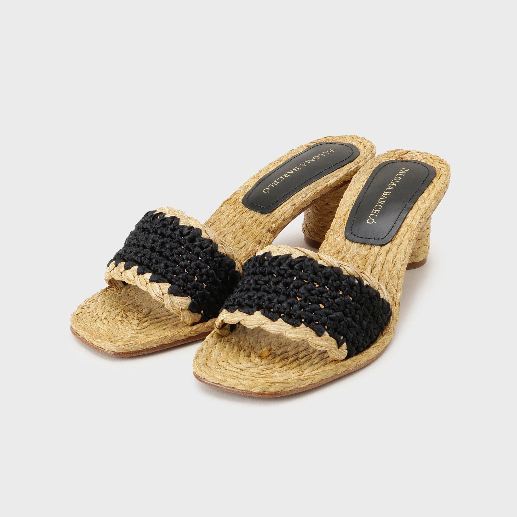 UNTITLED「【PALOMA BARCELO】ULIANA ジュートサンダル」|サンダル|ブラック(019)
