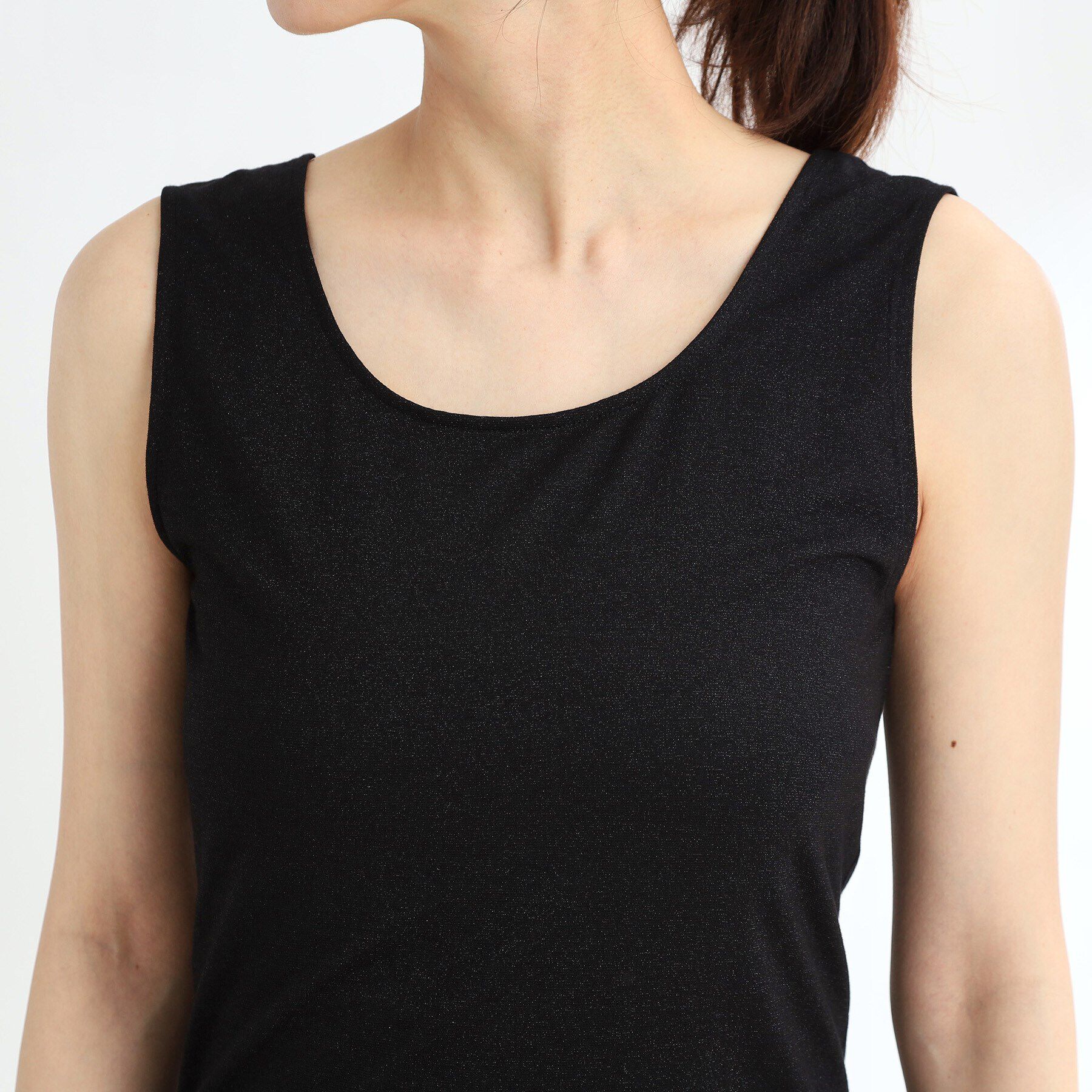 Reflect「【洗える】ベーシックラメタンクトップ」|キャミソール|