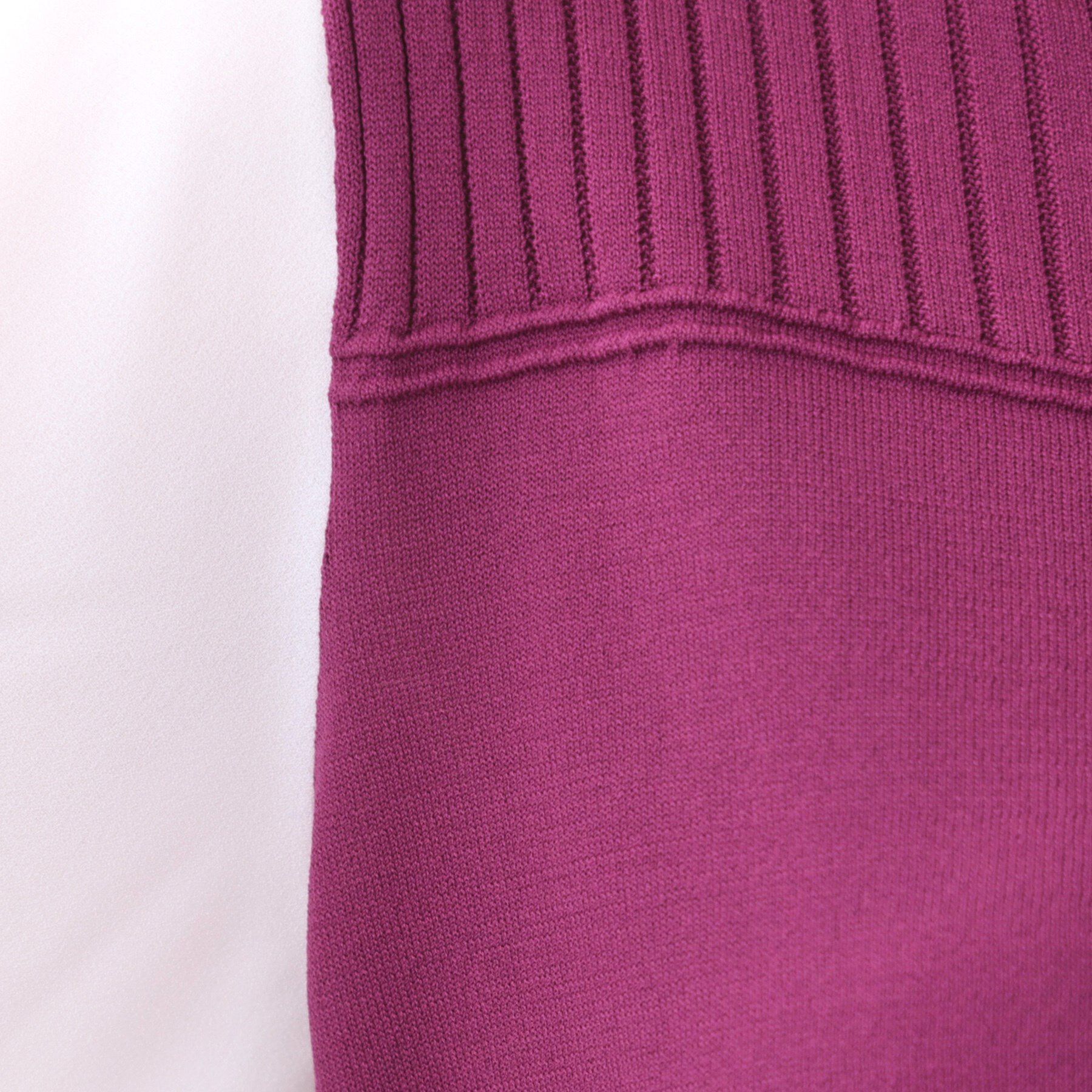 Reflect「【WEB先行カラーあり／手洗い可】ジョーゼットスリーブ&times;ニット」|Tシャツ・カットソー|