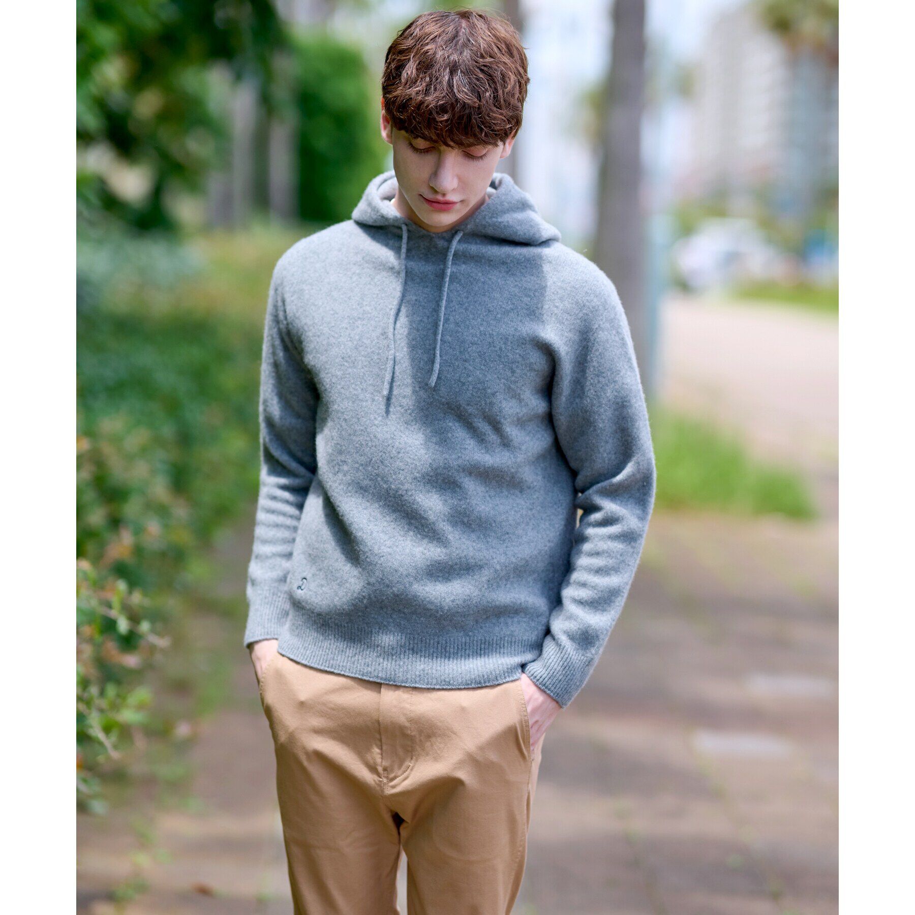 DRESSTERIOR「ホールガーメント ニットパーカ」|ニット・セーター|