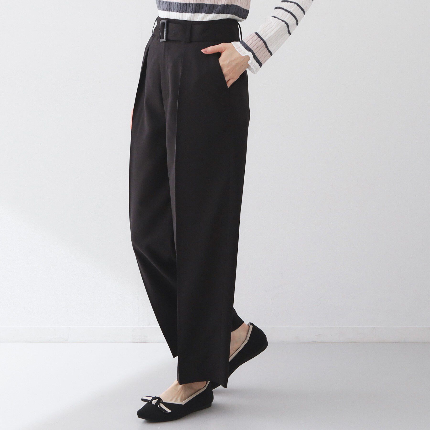 index「ストレッチワイドストレートパンツ/セットアップ対応【洗濯機OK/吸水速乾】」|その他|