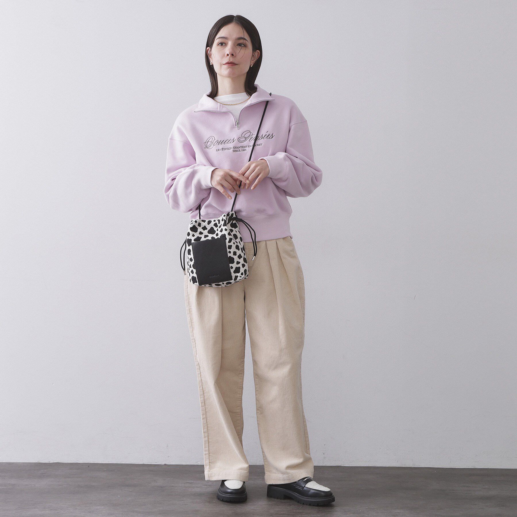 OPAQUE.CLIP「素材アソートサイドドロストミニショルダーバッグ【長さ調整可能】」|ショルダー・メッセンジャー|