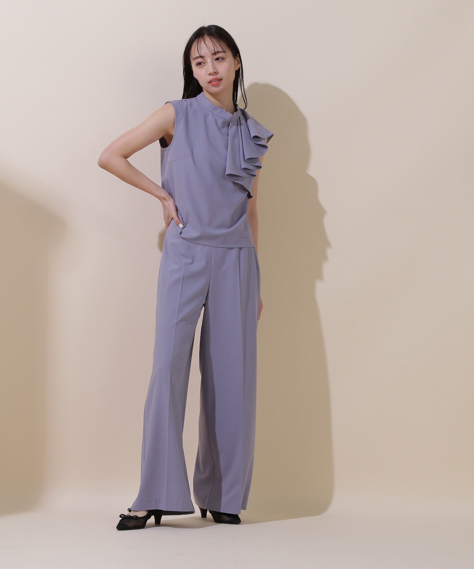  「アシメラッフルセットアップ」|ワンピース|