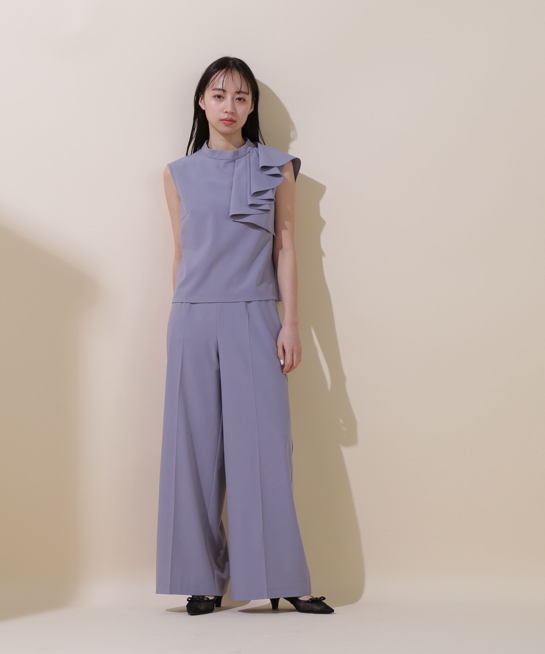  「アシメラッフルセットアップ」|ワンピース|