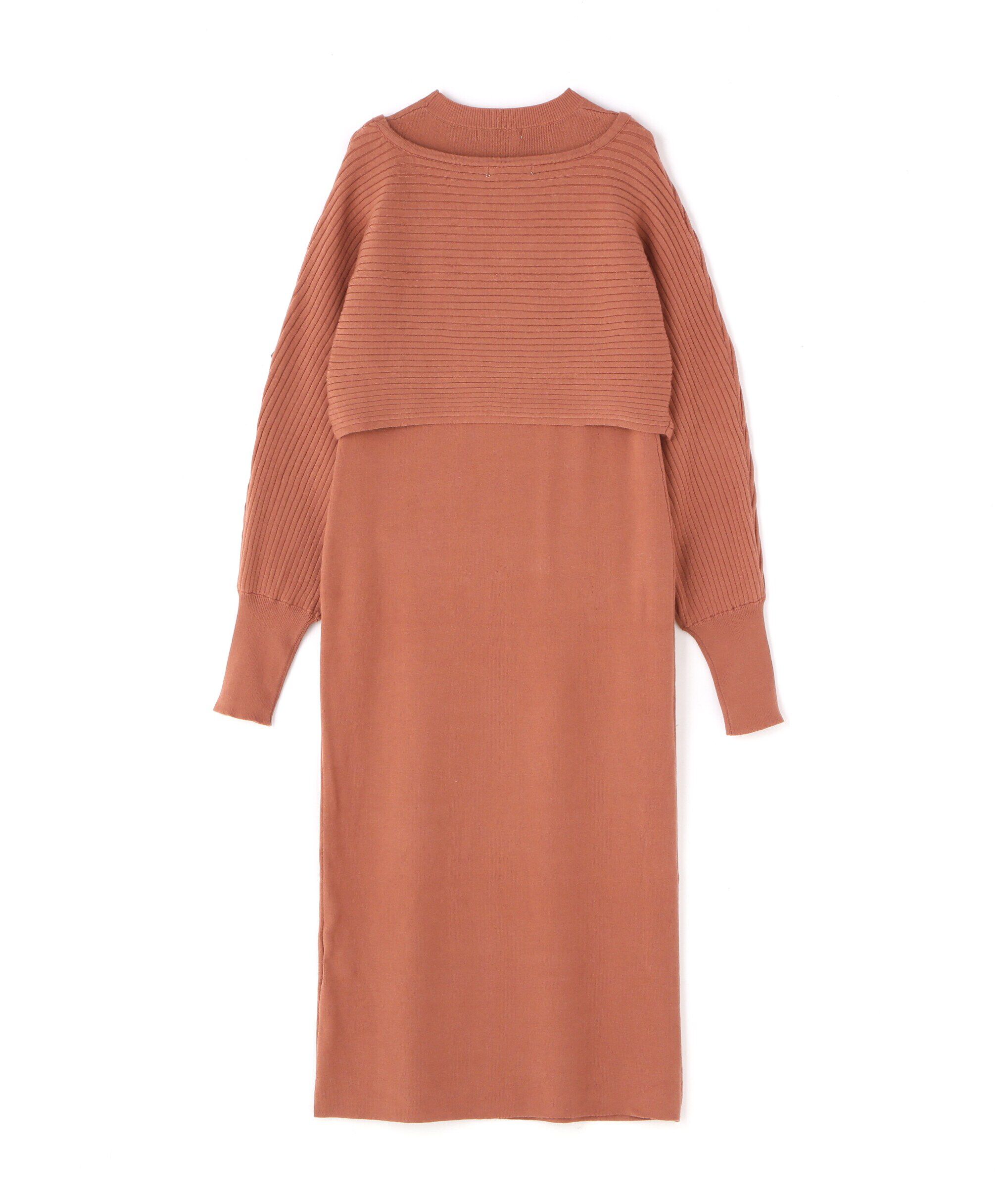 PROPORTION BODY DRESSING「ナローレイヤードニットワンピース」|ワンピース|