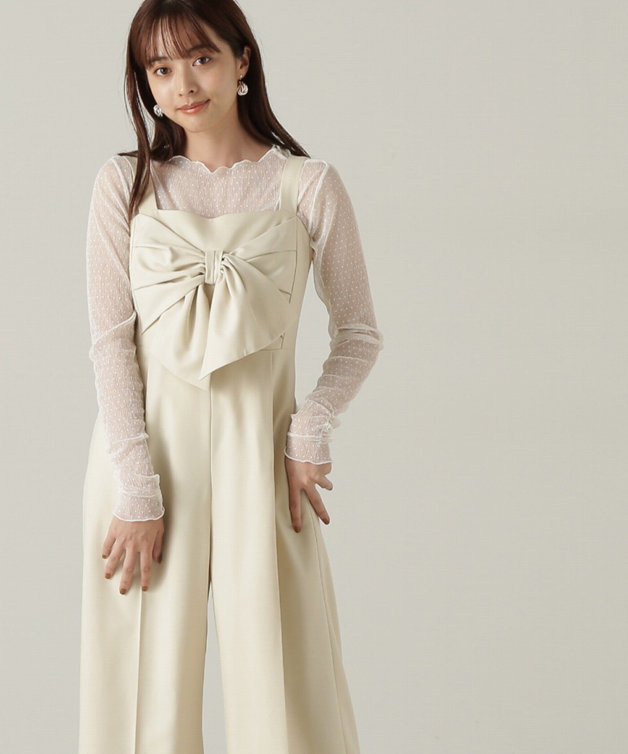 PROPORTION BODY DRESSING「チュールドットトップス24AW」|Tシャツ・カットソー|