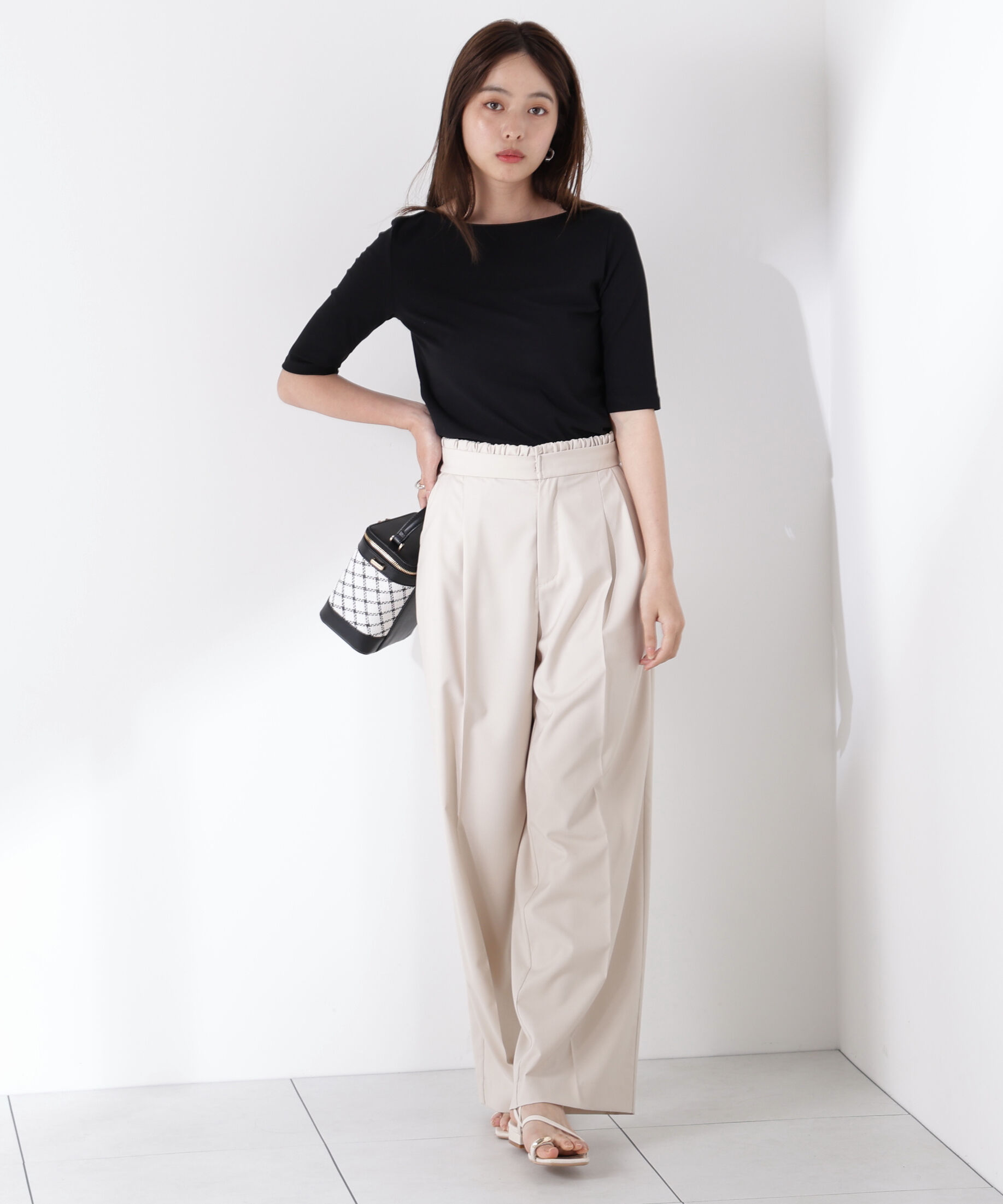 PROPORTION BODY DRESSING「前後2wayフライスTシャツ」|Tシャツ・カットソー|