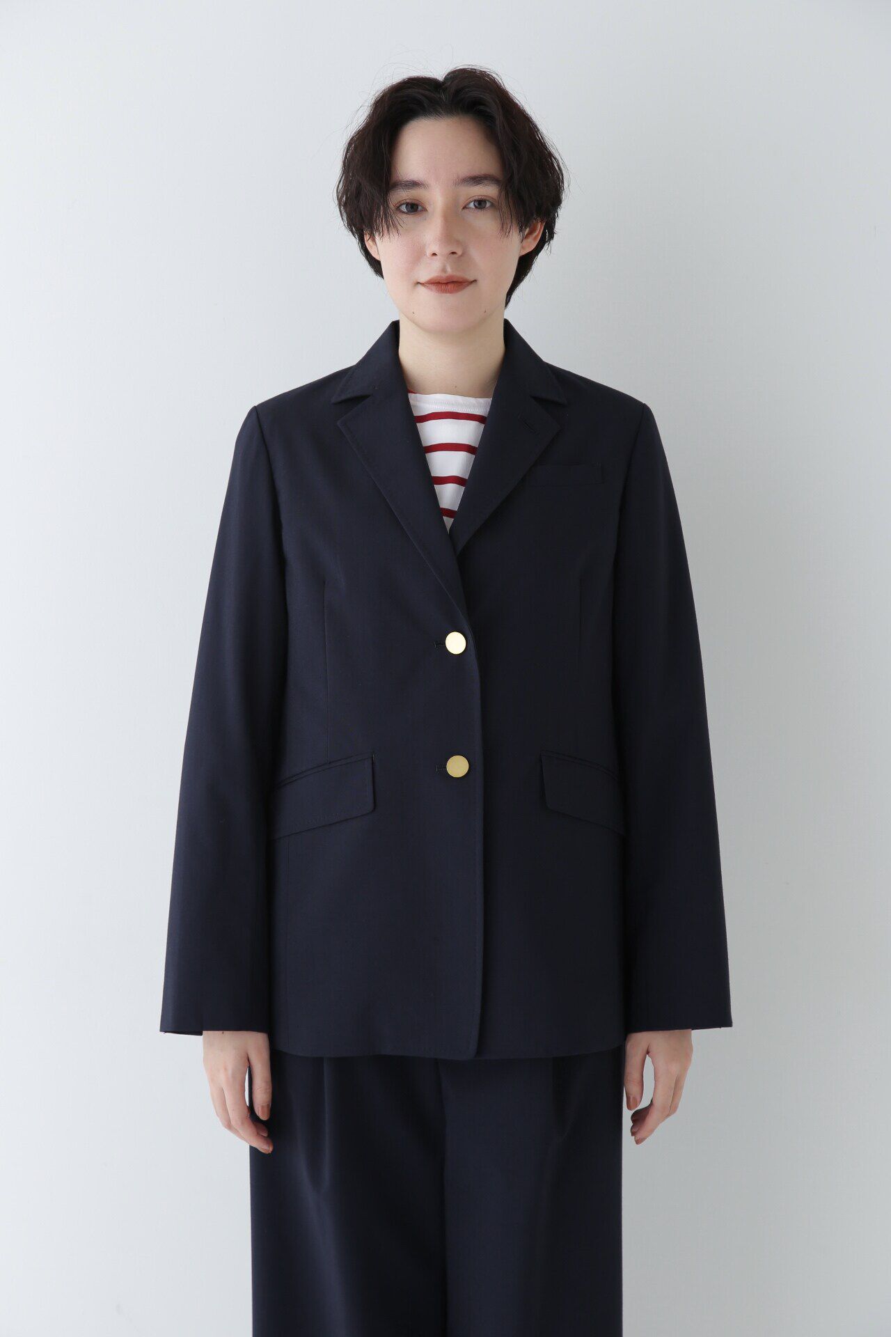  「◆Pレーヨン麻ポプリンテーラードジャケット」|その他|