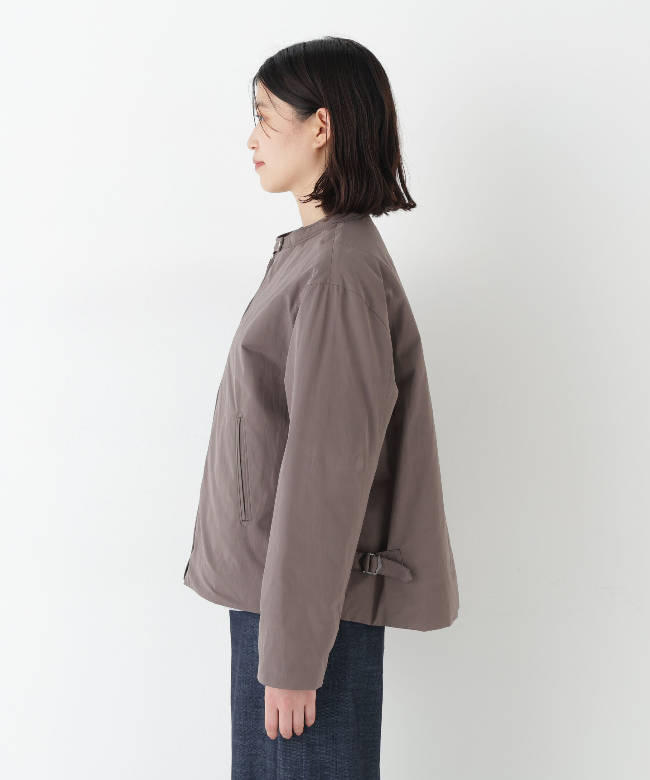  「◆弱撥水タフタ中綿入りブルゾン」|その他|