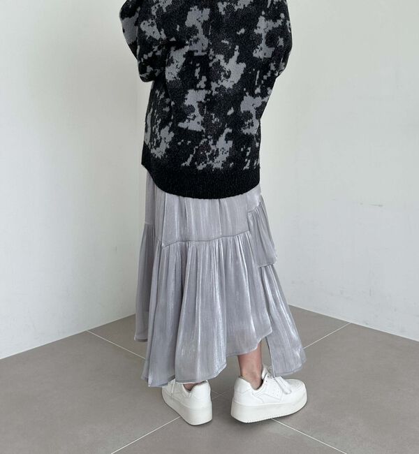 archives「シャイニーアシメティアードスカート」|スカート|
