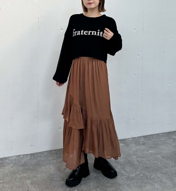 archives「シャイニーアシメティアードスカート」|スカート|