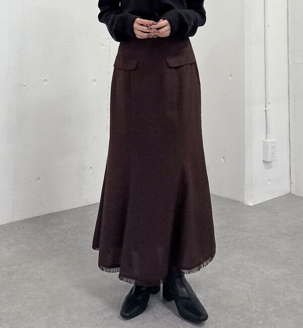 archives「ツイードマーメイドスカート」|スカート|