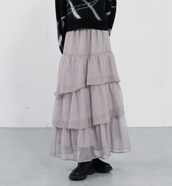 archives「箔シフォンティアードＳＫ」|スカート|