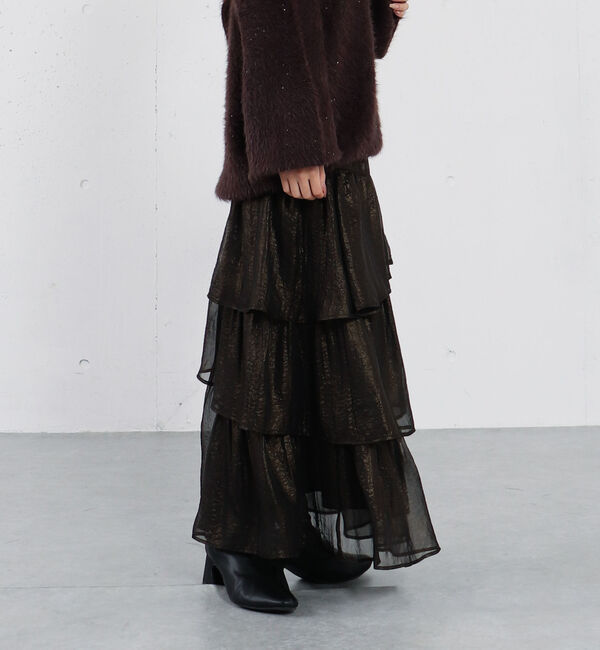 archives「箔シフォンティアードＳＫ」|スカート|