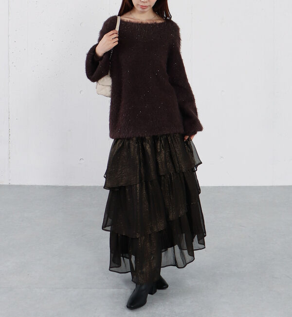 archives「箔シフォンティアードＳＫ」|スカート|