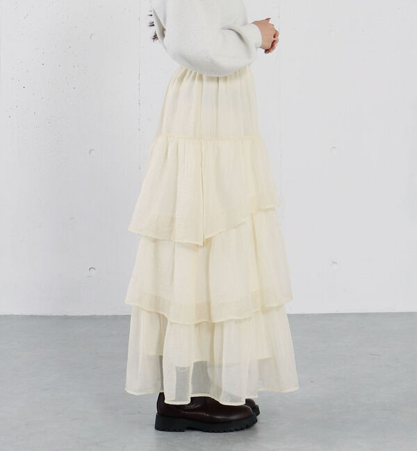 archives「箔シフォンティアードＳＫ」|スカート|