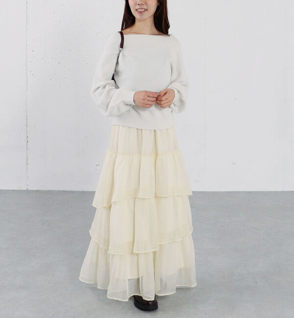 archives「箔シフォンティアードＳＫ」|スカート|