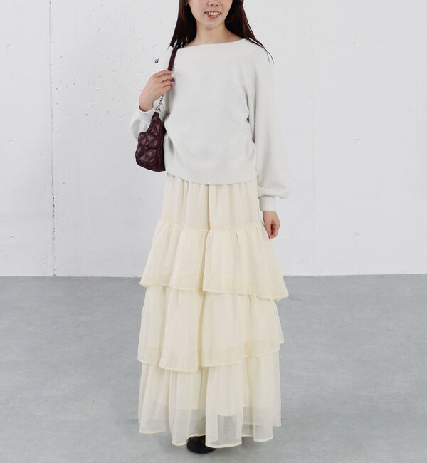 archives「箔シフォンティアードＳＫ」|スカート|