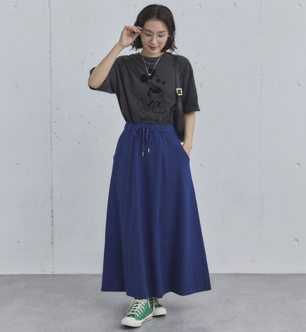 Doux archives「デニムイージーフレアスカート」|スカート|
