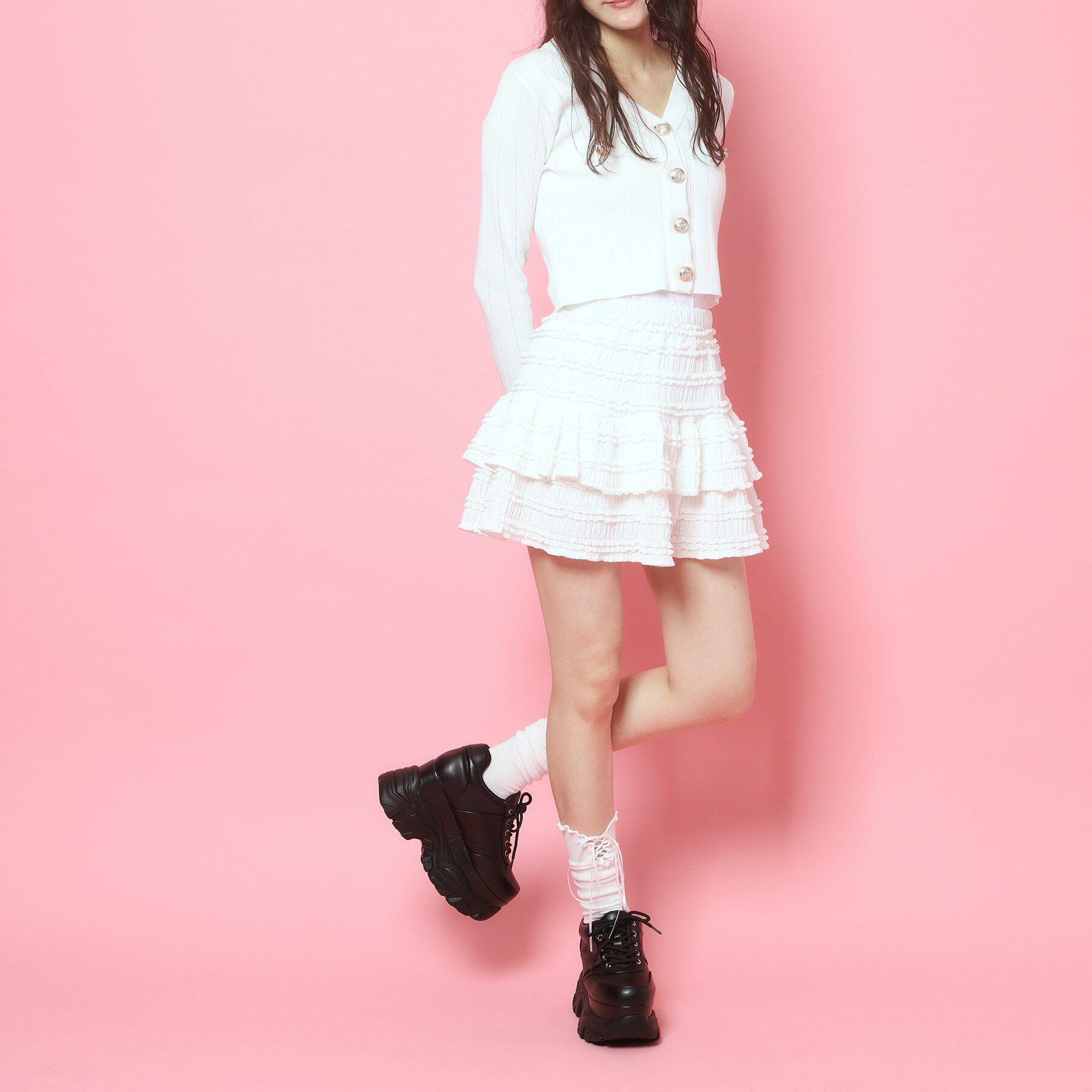 csT&P「グリッター厚底スニーカー」|スニーカー|