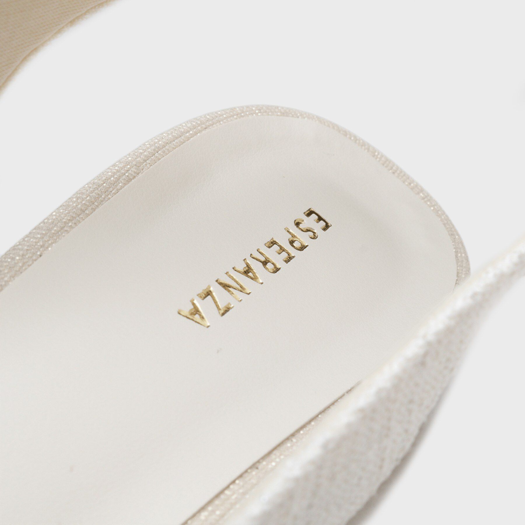 ESPERANZA「シフォンリボン付き付バックストラップパンプス」|パンプス|