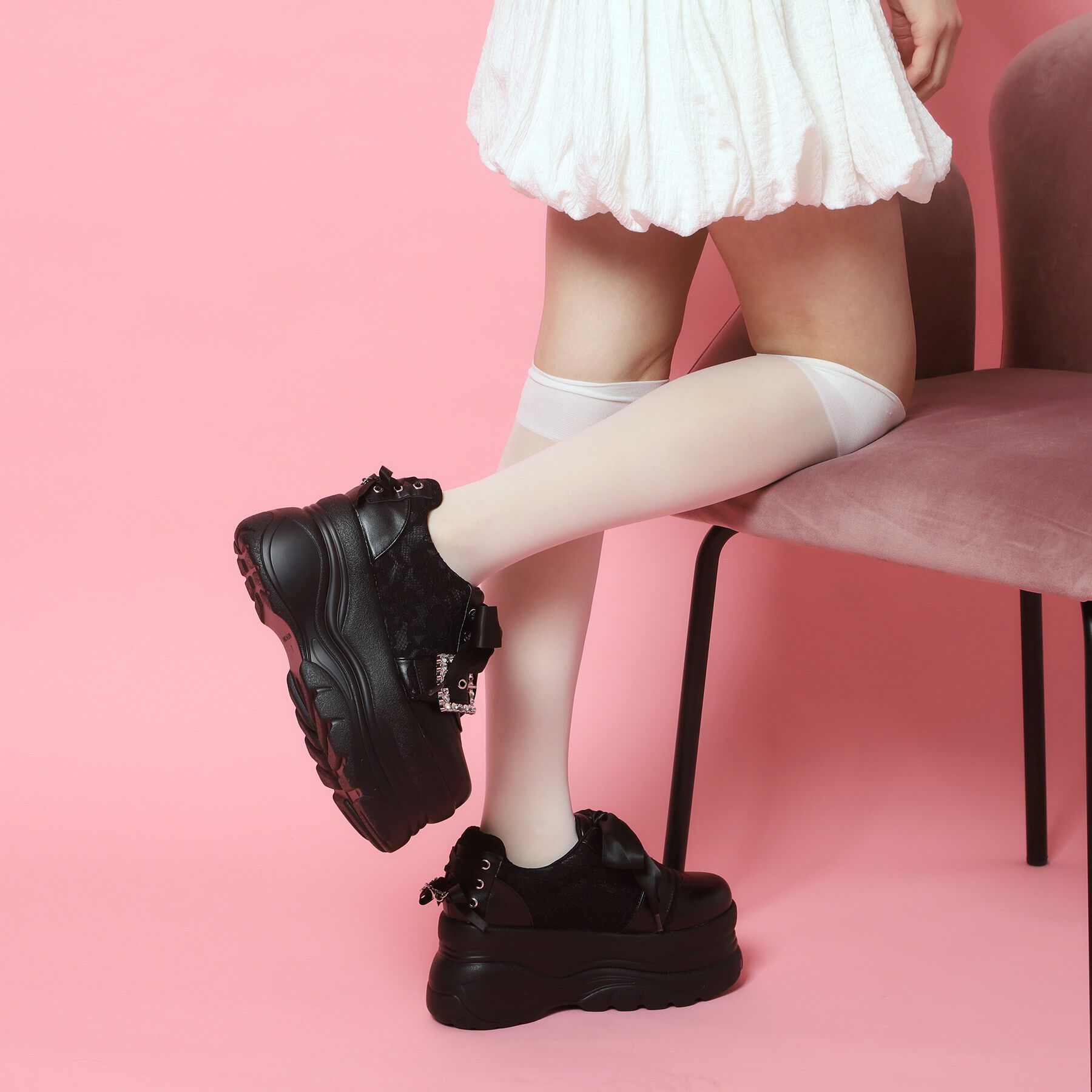 csT&P「夢見る厚底十字架キラキラスニーカー」|スニーカー|