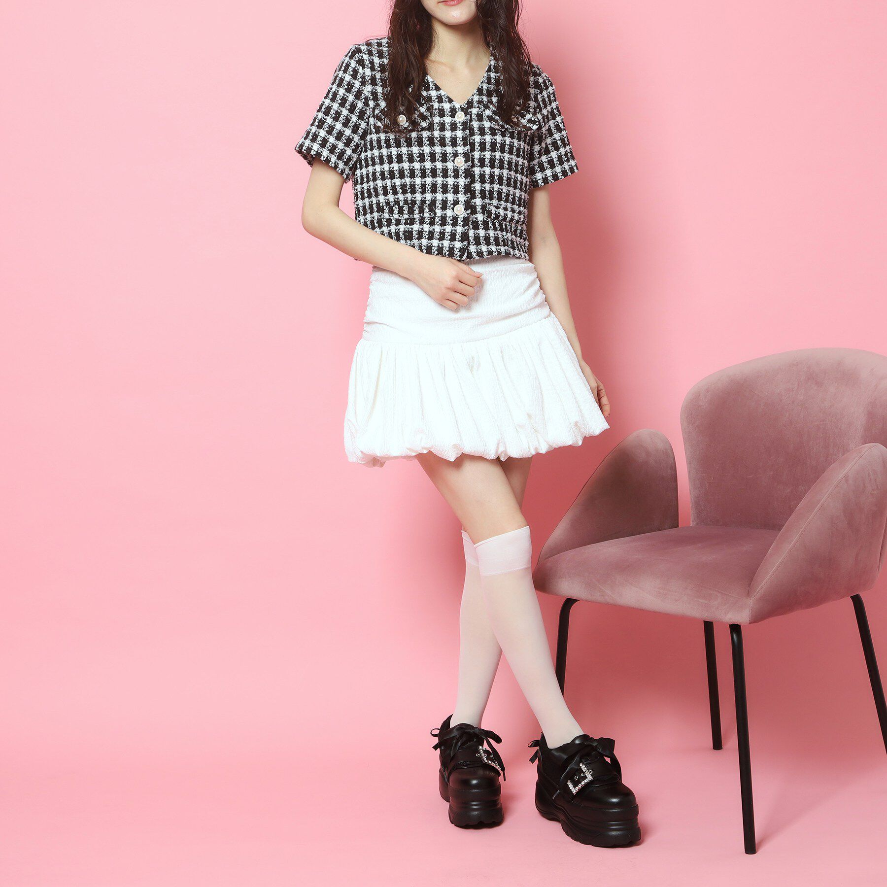 csT&P「夢見る厚底十字架キラキラスニーカー」|スニーカー|