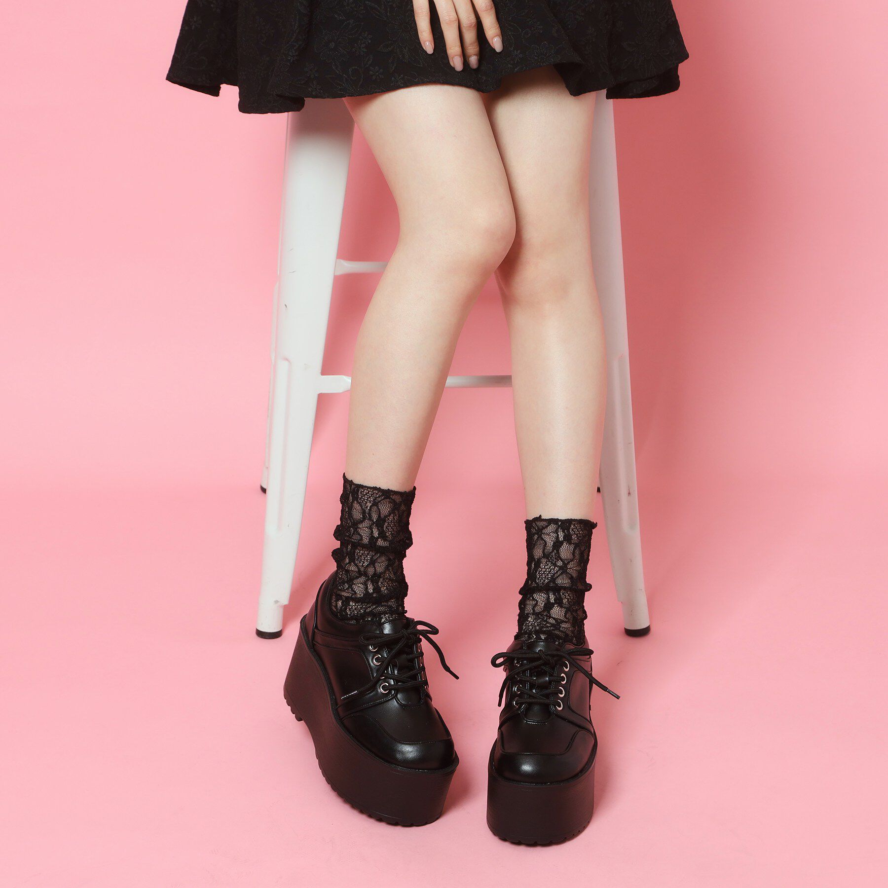 csT&P「ハートチャーム付き厚底」|スニーカー|