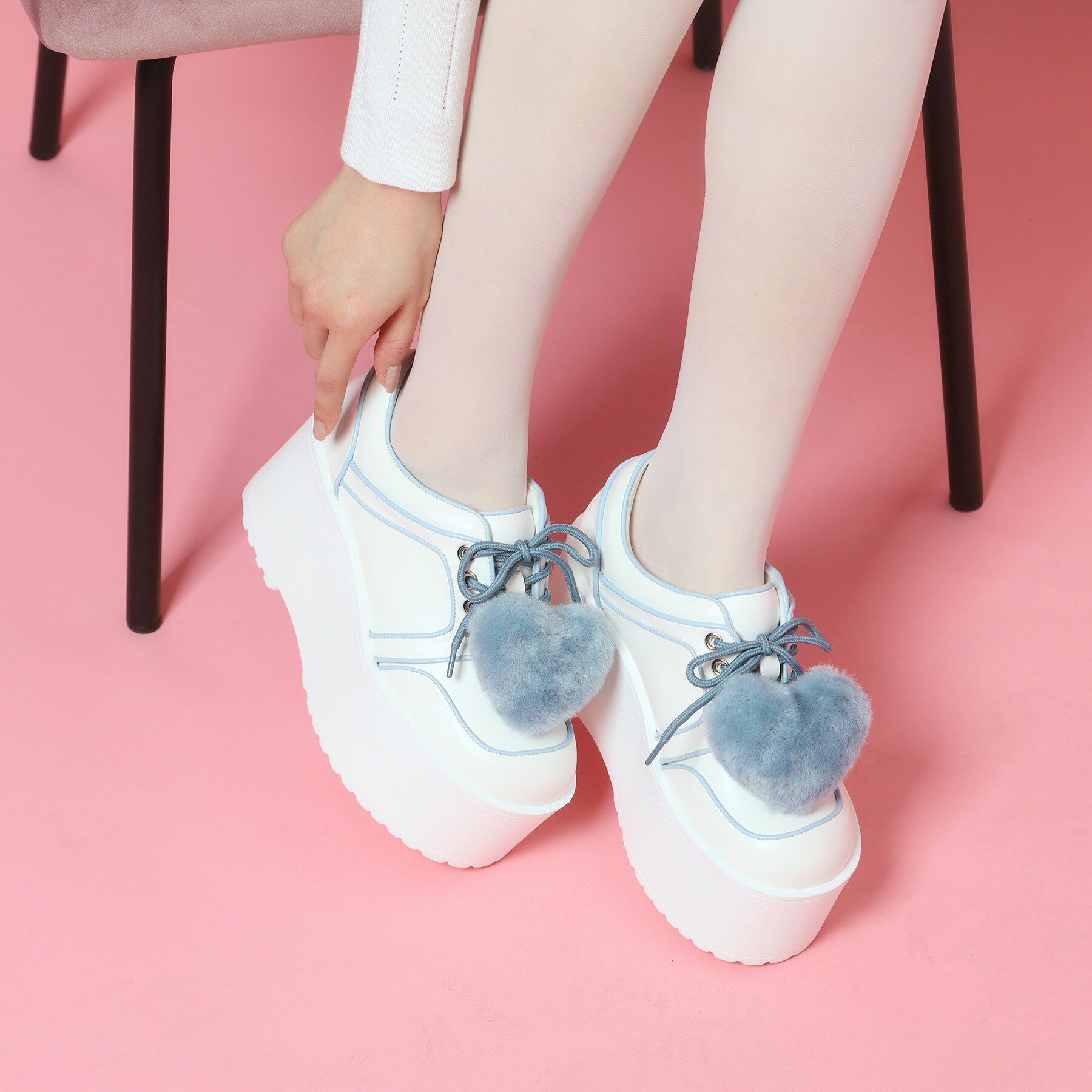 csT&P「ハートチャーム付き厚底」|スニーカー|