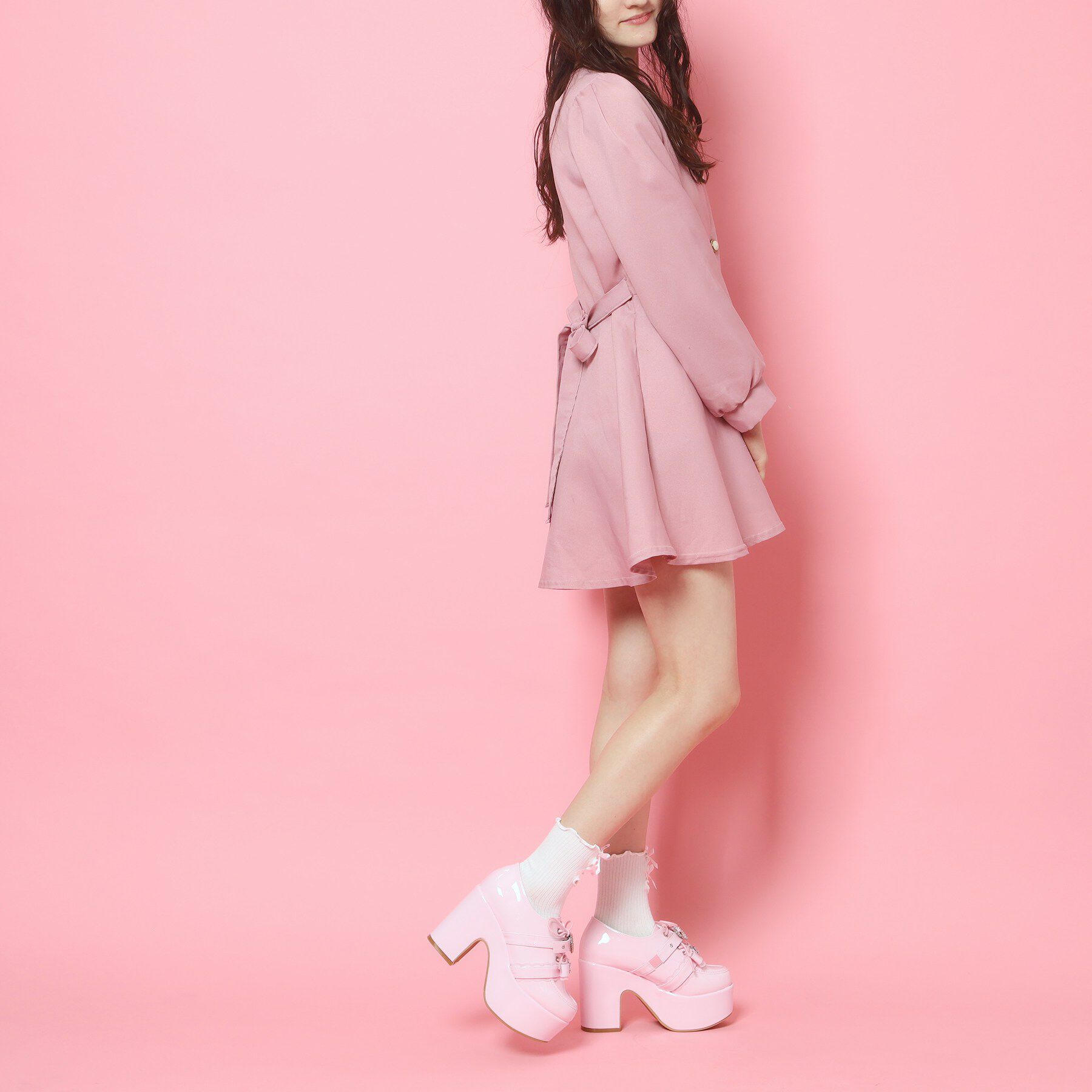 csT&P「夢見る厚底キラキラハート付きパンプス」|パンプス|