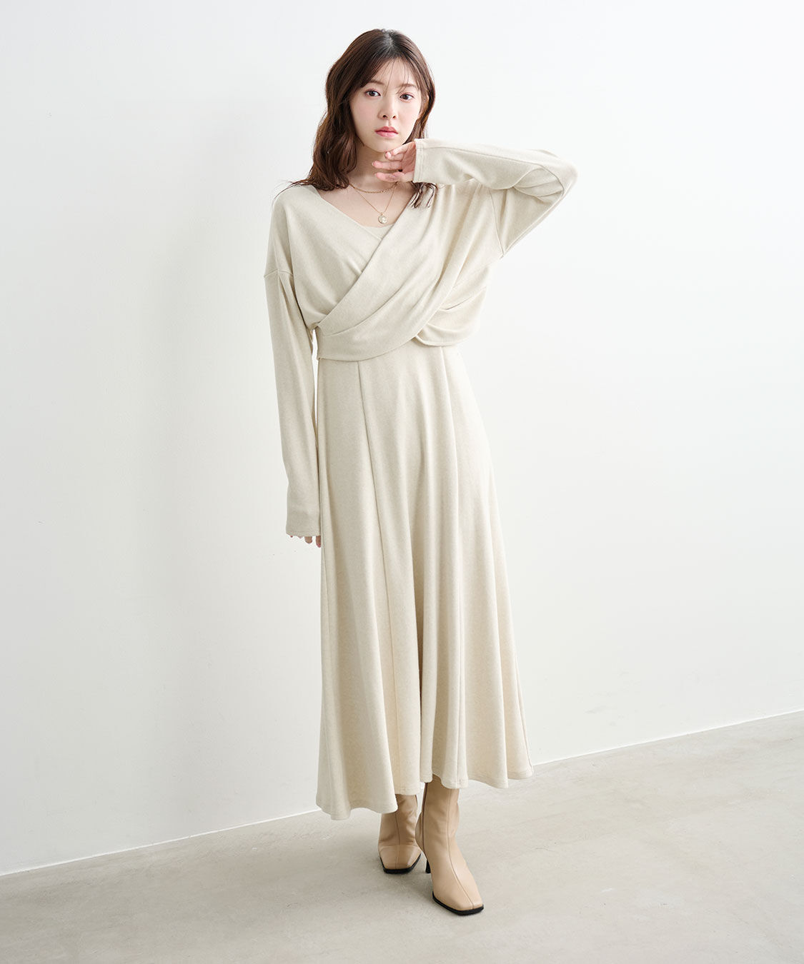 COCO DEAL「2WAYカシュクールトップス&times;キャミワンピース」|ワンピース|