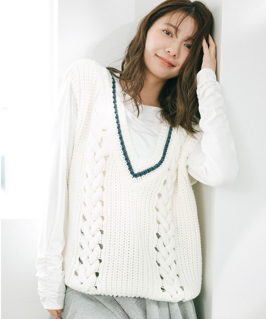 COCO DEAL「ボートネックカットソートップス」|Tシャツ・カットソー|