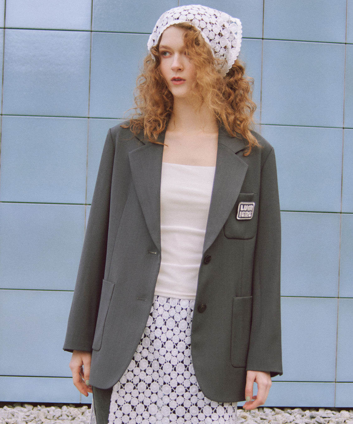 COCO DEAL「ワッペン付きテーラードジャケット」|テーラードジャケット|