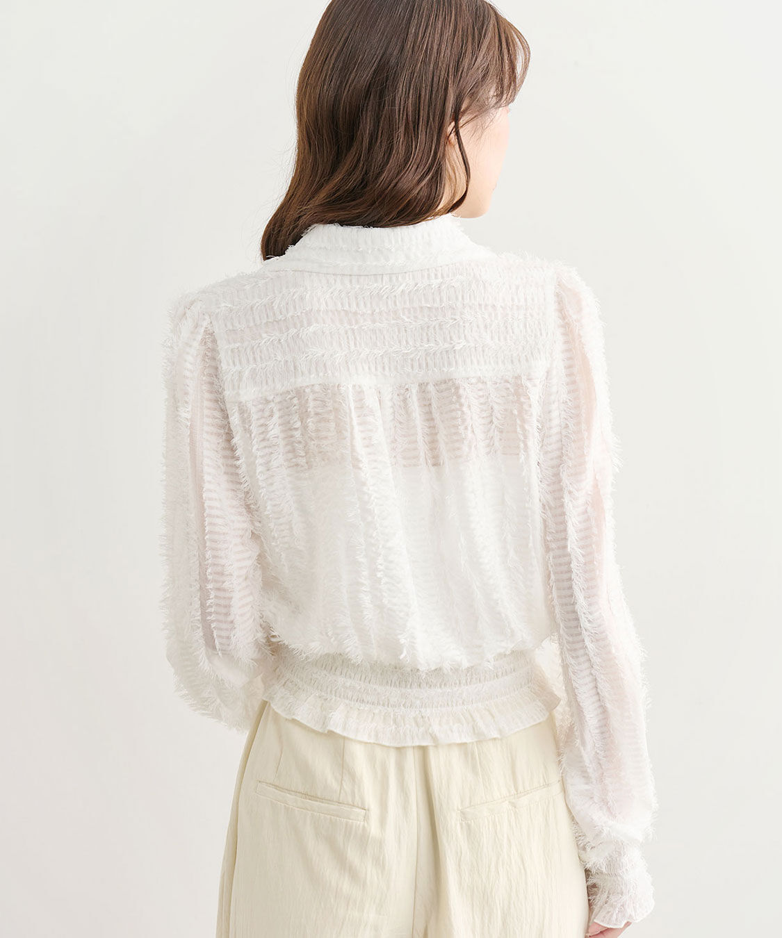 COCO DEAL「カットジャカードカシュクールブラウス」|シャツ・ブラウス|