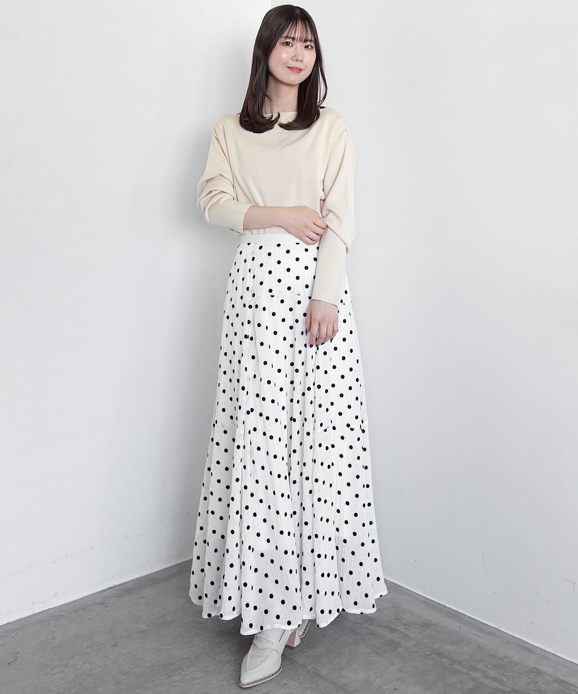 COCO DEAL「ショルダーギャザーオフショルニット」|ニット・セーター|