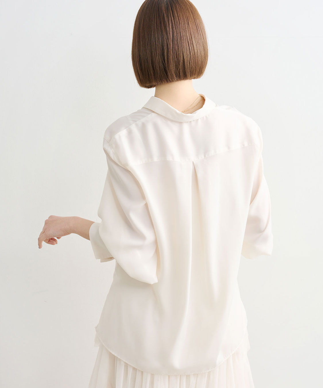 COCO DEAL「2WAYサテンシャツ」|シャツ・ブラウス|